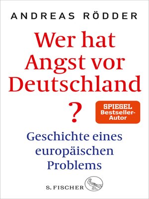 cover image of Wer hat Angst vor Deutschland?